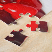 Valentijn snoep harten legpuzzel (Zijkant)