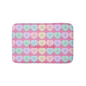 Valentijn Snoep Harten Thunder_Cove Badmat (Voorkant)