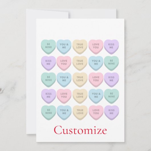 Valentijn Snoep Harten Thunder_Cove Kaart (Voorkant)