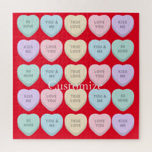 Valentijn Snoep Harten Thunder_Cove Legpuzzel