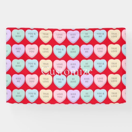 Valentijn Snoep Harten Thunder_Cove Spandoek (Horizontaal)