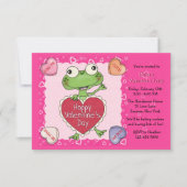 Valentijn Snoep Harten Valentijn van Kind Kaart (Voorkant)