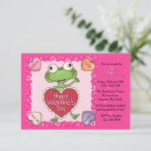 Valentijn Snoep Harten Valentijn van Kind Kaart (Staand voorkant)