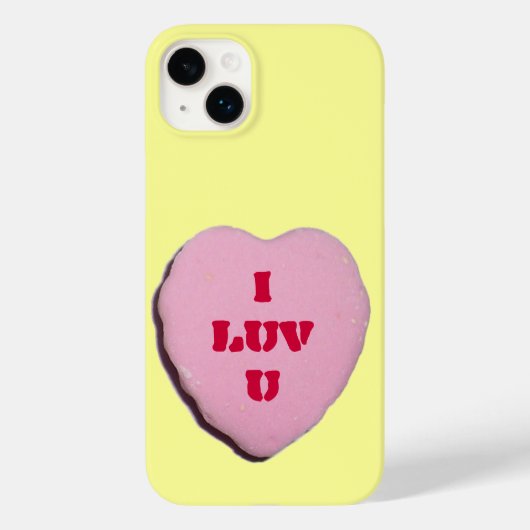 Valentijn Snoep Heart Case-Mate iPhone Case (Achterkant)
