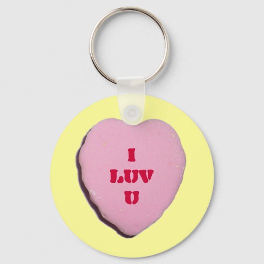  Valentijn Snoep Heart Sleutelhanger (Voorkant)