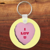  Valentijn Snoep Heart Sleutelhanger (Voorkant)