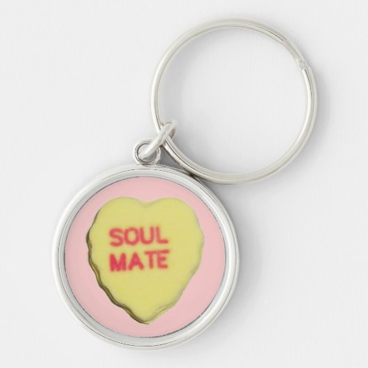 Valentijn Snoep Heart Sleutelhanger (Voorkant)