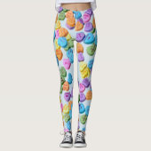 Valentijn Snoep Leggings (Voorkant)