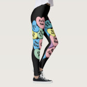 valentijn snoep maakt conversatie-Leggings harten Leggings (Rechts)