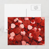 Valentijn Snoepjes Feestdagenkaart (Voorkant / Achterkant)