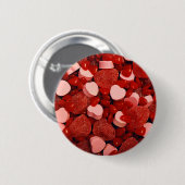 Valentijn Snoepjes Ronde Button 5,7 Cm (Voorkant /achterkant)