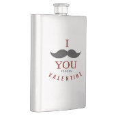 Valentijn snor geschenken heupfles (Rechts)