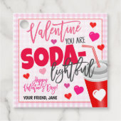 Valentijn Soda Gift Label (Voorkant)