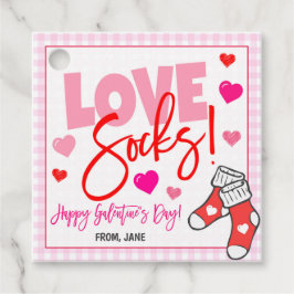 Valentijn sok cadeau Label