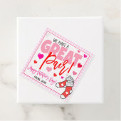 Valentijn sok cadeau Label (In situ)