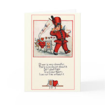 Valentijn soldaat houdt van oorlog