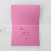 Valentijn Sparkle Teddy Bear Holiday Kaart (Binnen)