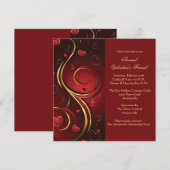 Valentijn Splash Uitnodiging (Voorkant / Achterkant)