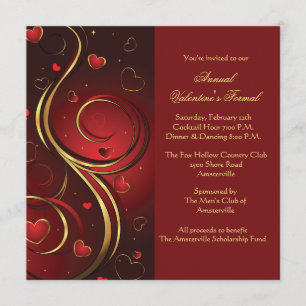 Valentijn Splash Uitnodiging