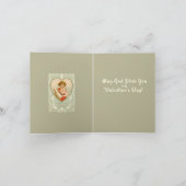 Valentijn St.Louis DE Montfort Prayer Feestdagen Kaart (Binnen)