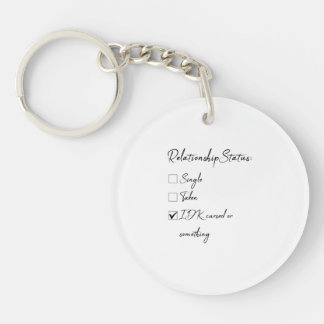 Valentijn status voor singles sleutelhanger