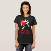 Valentijn Steal Your Heart Raglan T-shirt (Voorkant volledig)