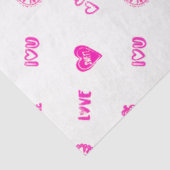 Valentijn Stempel omhoog! Tissuepapier (Detail)