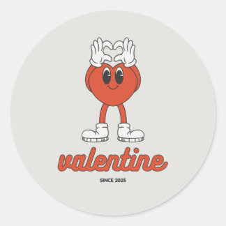 Valentijn sticker