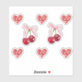 Valentijn stickers (Vel)