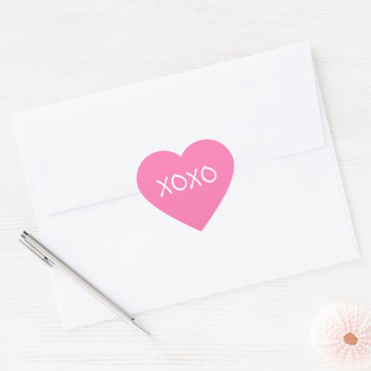 Valentijn Stickers XOXO (Envelop)