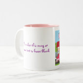 Valentijn Street Personalized Mug Tweekleurige Koffiemok (Voorkant links)