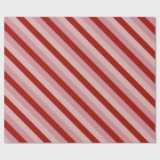  Valentijn Stripes Cadeaupapier (Vlak)