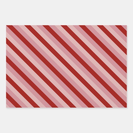  Valentijn Stripes Inpakpapier Vel (Voorkant 2)