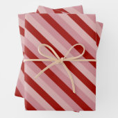 Valentijn Stripes Inpakpapier Vel (In situ)