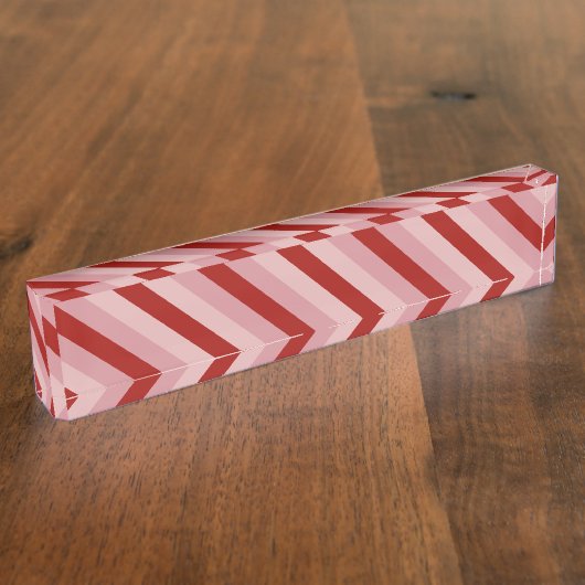  Valentijn Stripes Naambordje (Zijkant)