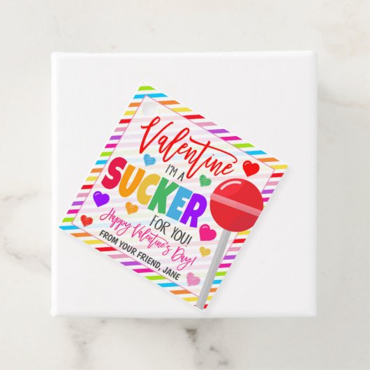 Valentijn Sucker Gift Label (In situ)