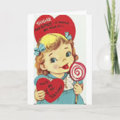  Valentijn - Sugar & Spice & Sweetness, Feestdagen Kaart (Voorkant)