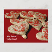 Valentijn - suikerkoekjes feestdagenkaart (Voorkant)