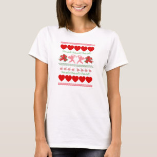 Valentijn sweater ontwerp t-shirt