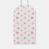 Valentijn Sweetheart Baby shower Gift Label Cadeaulabel (Achterkant)