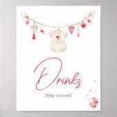 Valentijn Sweetheart Drinken Poster (Voorkant)