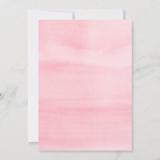 Valentijn Sweetheart Hearts Meisje Baby shower Kaart (Achterkant)