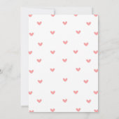 Valentijn Sweetheart Pink Teddy Bear Verjaardag Kaart (Achterkant)