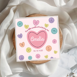 Valentijn Sweetheart Snoep Verjaardagspapier Serve Servet