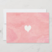 Valentijn Sweetheart Verjaardagsuitnodiging ELKE L Kaart (Achterkant)