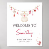 Valentijn Sweetheart Welkom Poster (Voorkant)