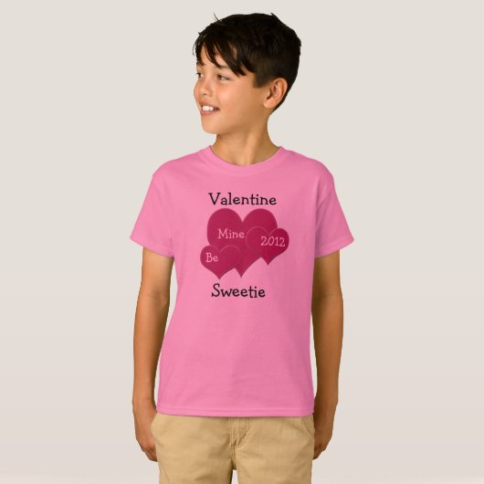 VALENTIJN SWEETIE T-SHIRT SJABLOON (Voorkant volledig)