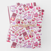 Valentijn Sweets Love Inpakpapier Vel (In situ)