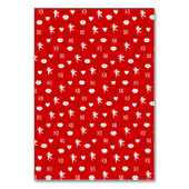 Valentijn Symbolen Classroom Valentijn Card Kaart (Achterkant)