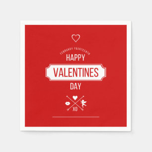 Valentijn Symbolen Valentijnsdag Paper Napkins Servetten